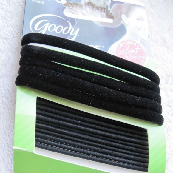 Goody Velvet Secure Elastic Hair Band Ponytailers - Picture 2 of 13